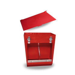 Kaninfodersilo - 1,8 kg. - Plastik