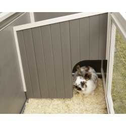 Kaninbur SAMY - Vedligeholdelsesfri topkvalitet i Bio plast/tr