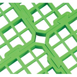 Rist til kaninbure - 25 x 25 cm. - Bundrist