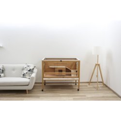 Kaninbur DeLuxe "Gabbi" - 1 etage - Indendrs