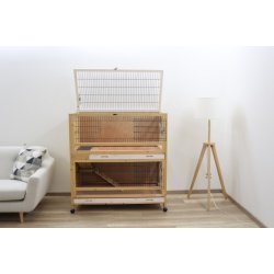 Kaninbur DeLuxe "Gabbi" - 2 etager - Indendrs