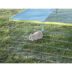 Kaninlbegrd / Udendrs - 115x115 cm.