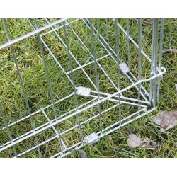 Kaninlbegrd / Udendrs - 115x115 cm.