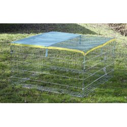 Kaninlbegrd / Udendrs - 115x115 cm.