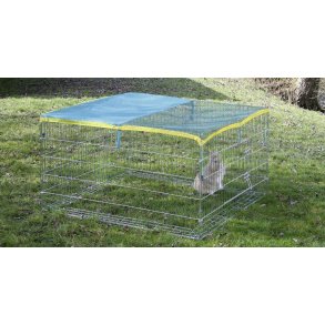 Kaninlbegrd / Udendrs - 115x115 cm.