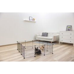 Indhegning til bla. kaniner "Hopsi" - Indendrs / udendrs - 12 stk.