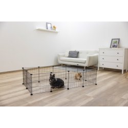 Indhegning til bla. kaniner "Hopsi" - Indendrs / udendrs - 12 stk.