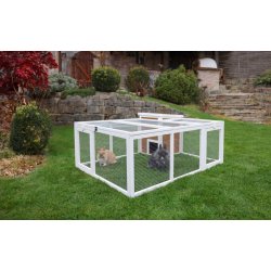 Kaninlbegrd med hytte "PUF" - Udendrs