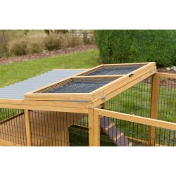 Kaninl�beg�rd med hytte "PUF LUKSUS" - Udend�rs