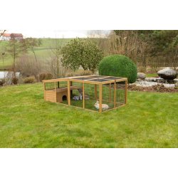 Kaninl�beg�rd med hytte "PUF LUKSUS" - Udend�rs