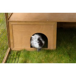 Kaninl�beg�rd med hytte "PUF LUKSUS" - Udend�rs