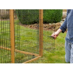 Kaninl�beg�rd med hytte "PUF LUKSUS" - Udend�rs