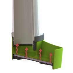 Frostfri drikkeautomat til kaniner og andre gnavere "NoFrost"