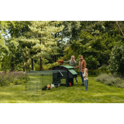 Hnsehus - Nestera Large - Hvet / Hj - Voliere 1 meter ekstra