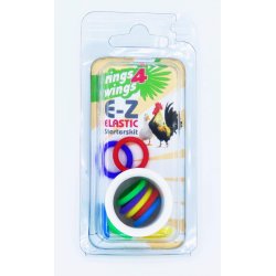 E-Z Elastikringe - 16 mm. - Bl - 25 stk.