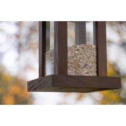Fuglefoderhus Tr�/metal "Alba"