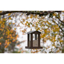 Fuglefoderhus Tr�/metal "Alba"