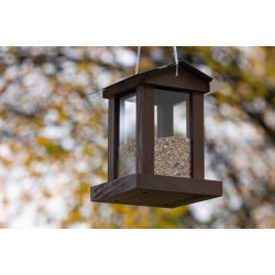 Fuglefoderhus Tr�/metal "Alba"