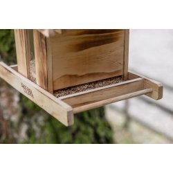 Fuglefoderhus tr� "Olli" - Stor model