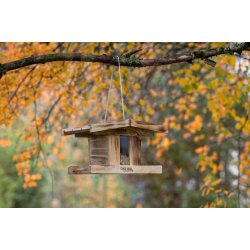 Fuglefoderhus tr� "Olli" - Stor model