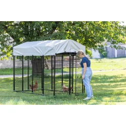 H�nseg�rd til h�nsehus - Stor - 240 x 125 x 184 cm.