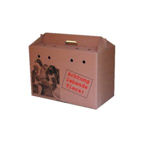 Transportkasse i Pap til duer, dvrghns og kaniner