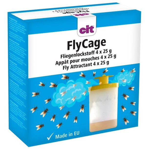 Flueflde ZIT FlyCage - Lokkemiddel - 4 x 25 gram