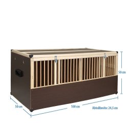 Tr Transportkasse - Store og alm. racer - 4 Rum