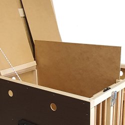 Tr Transportkasse - Store og alm. racer - 4 Rum