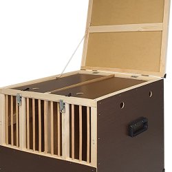 Tr Transportkasse - Store og alm. racer - 2 Rum