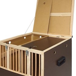 Tr Transportkasse - Store og alm. racer - 2 Rum