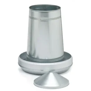 Galvaniseret Fodersilo - 70 kg.