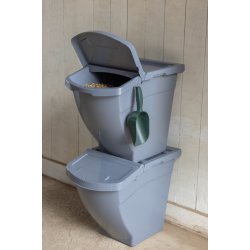 Foderopbevaringsboks stabelbar - 40 liter