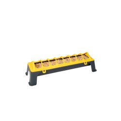 Fodertrug Disko - 50 cm. - Sort/gul