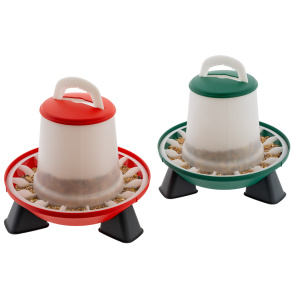 DISKO Fodersilo Rd - 2-Niveau - 3 kg. + Med ben