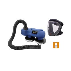 CleanAir Turbo Gas- og Stvmaske - Komplet klar til brug