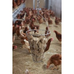 Grntfoderkurv til fjerkr og grise