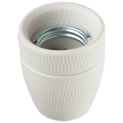 Porcelnsfatning - E27 fatning