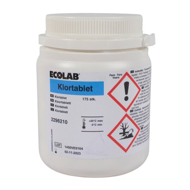 Klortabletter / Klortabs - 175 stk.