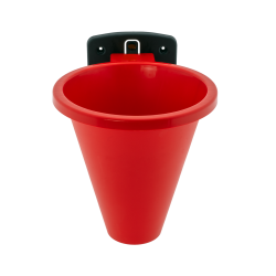 Slagtetragt plast m. v�gbeslag - � 20 cm.