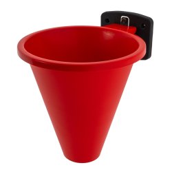 Slagtetragt plast m. v�gbeslag - � 25 cm.