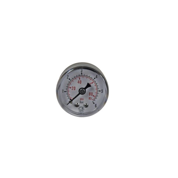 Vandreduktionsventil - Manometer til - 0-6 bar
