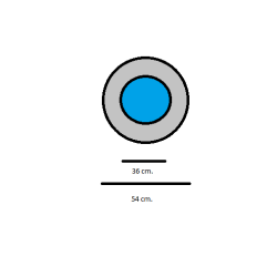 Skoldekar - 80L. - Indsats til voks - Passer til Skoldekar nr. 764