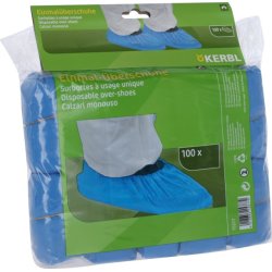 Plast Overtrkssko - Skoovertrk - Plastsko m/Elastik - Bl - par