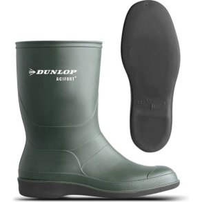 Gummistvle u/Riller - Flad bund - Str. 47