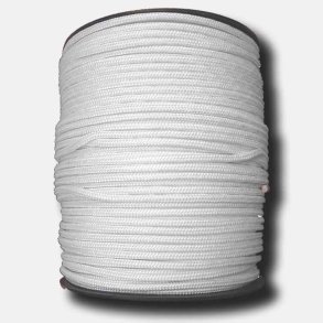Nylonsnor - 4 mm. - Hvid - 250 meter