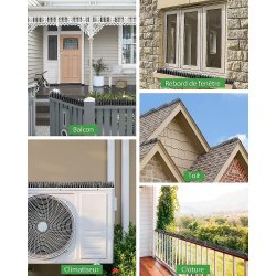 Fuglepigge / Dyrepigge i plast - Gr - Lngde 49 cm.