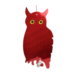 Fugleskrmmer med reflektor og klokke rd