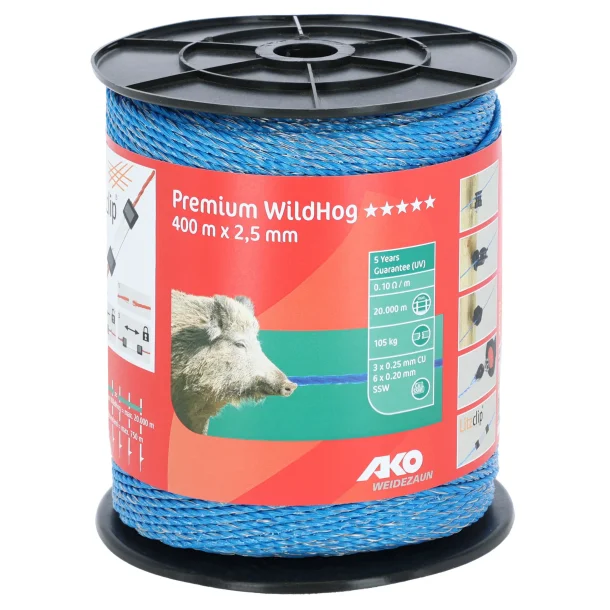 Ulvestop / WolfStop - Poly Elhegnstr�d - 400 meter