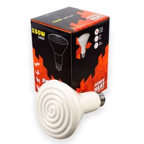 Keramisk varmepre til varmelampe / grisevarmer - PowerHeat - 150 Watt